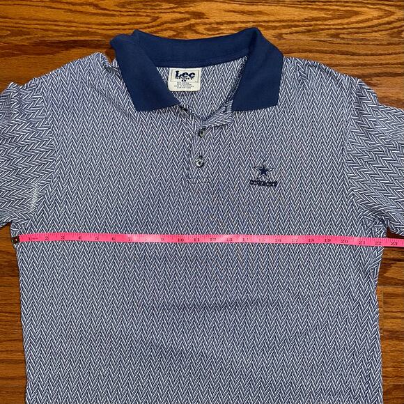 Vintage 90s Dallas Cowboys Lee Sport Short Sleeve Polo NFL Size Large - Picture 7 of 11